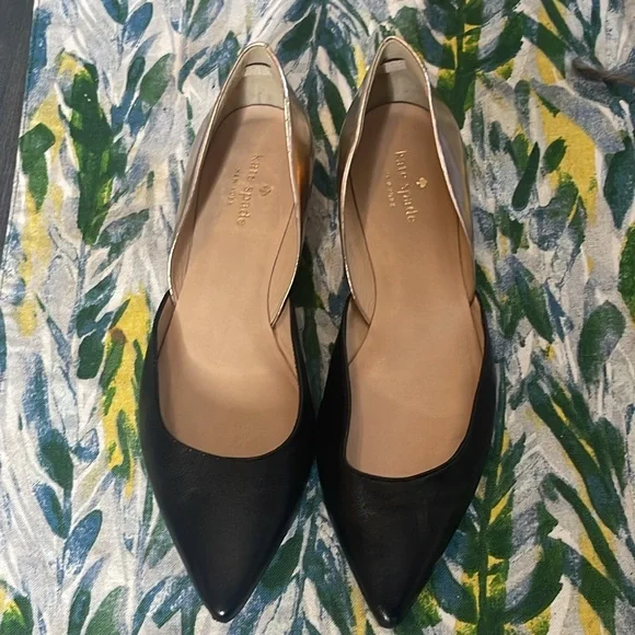 Kate Spade Black and Cream Flats - Picture 3 of 7